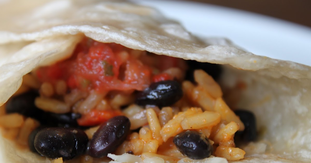 meatless-meals-for-meat-eaters-bean-rice-and-cheese-burritos