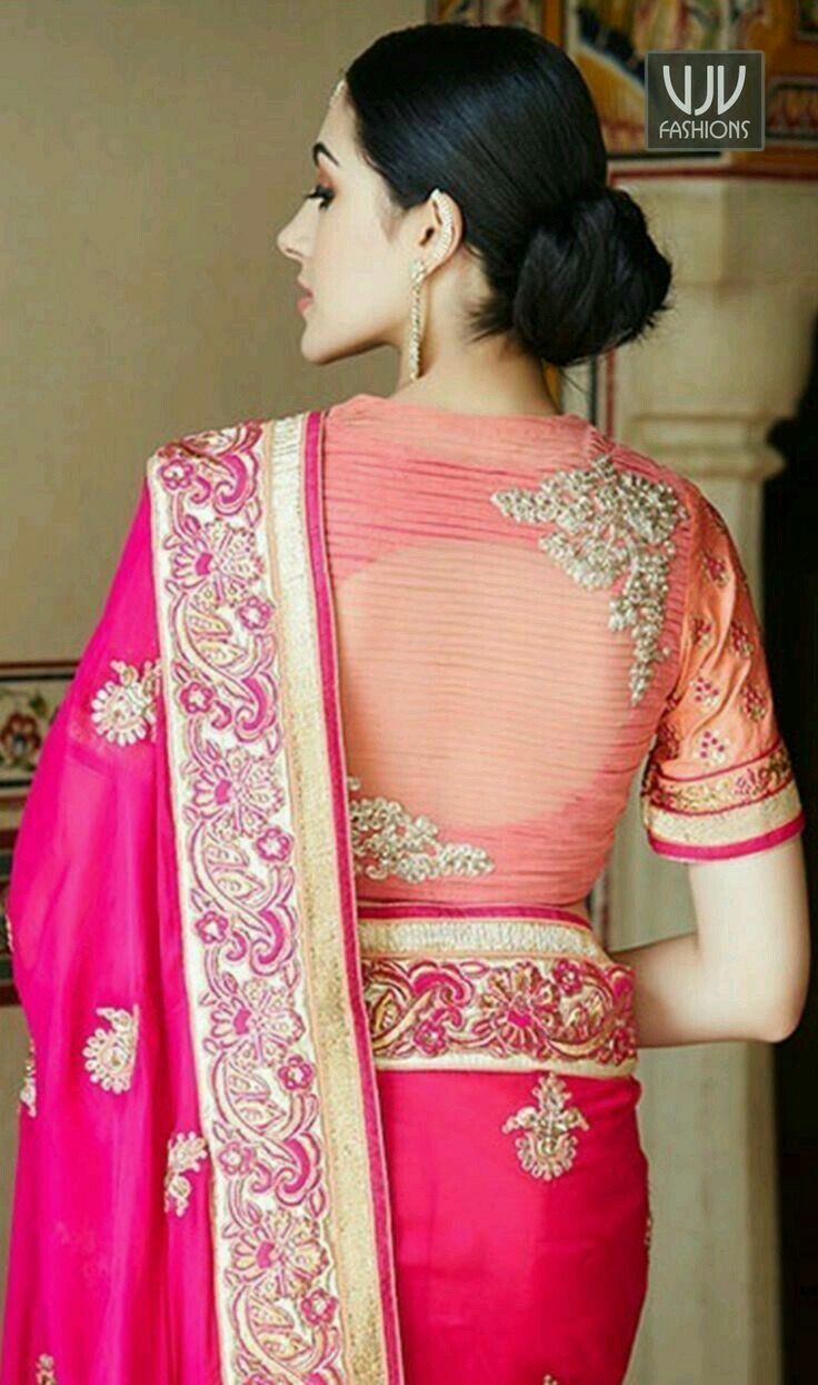 30 Pretty Sheer Back Neck Blouse Designs || Transparent blouse for Sarees | Bling Sparkle