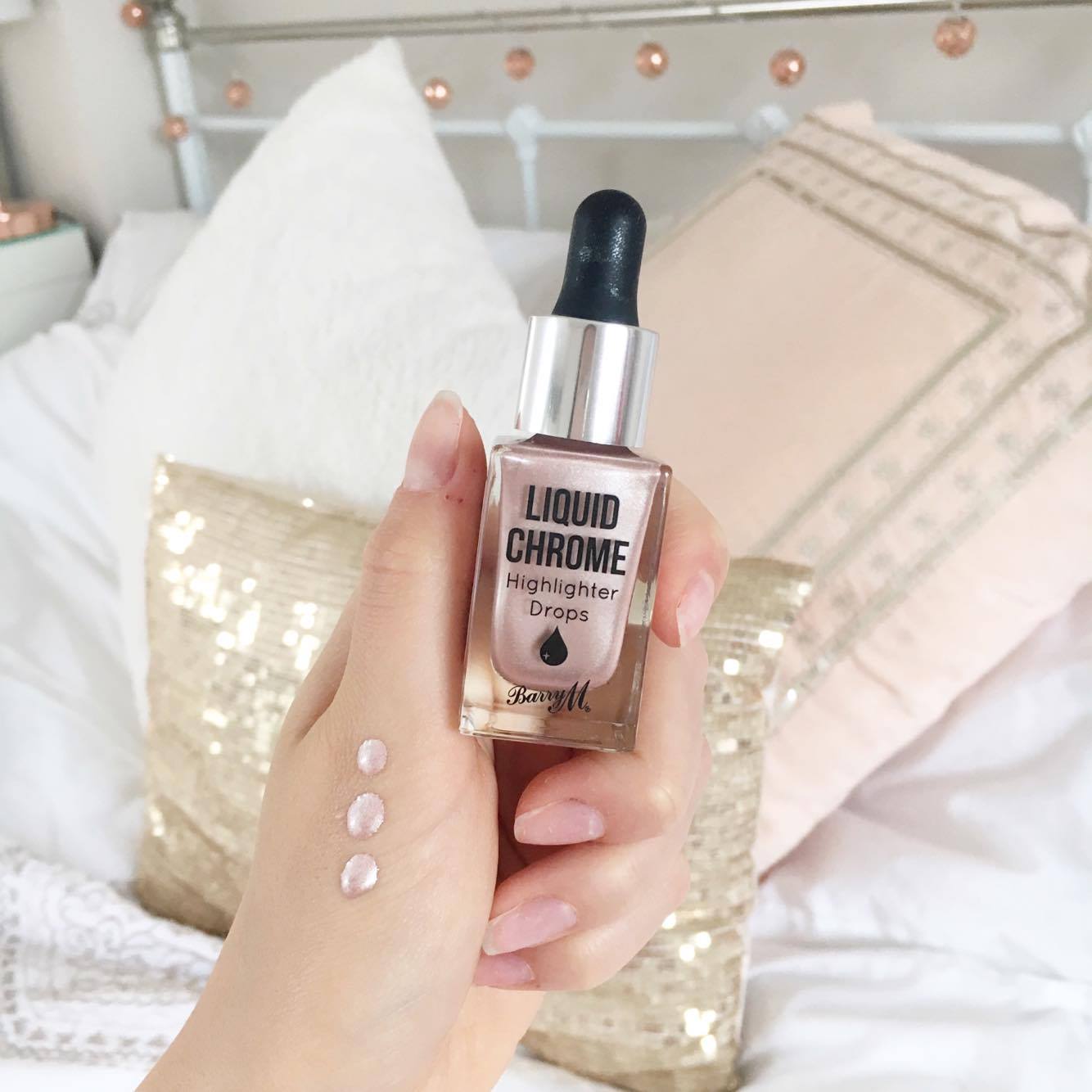 Give lavendel Glæd dig Cristy Jade Lydia: New Barry M Liquid Chrome Highlighter Drops- Review