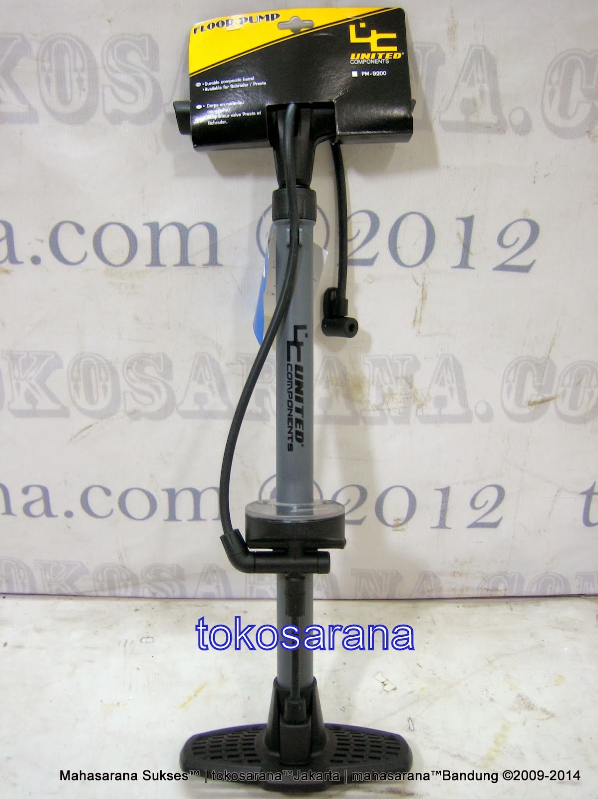 Pompa Sepeda United Component PM9200 Floor Pump with Meter