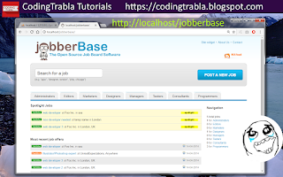 Install Jobberbase 2.0 opensource PHP job board  on Windows 7 XAMPP tutorial 45