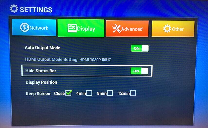 Android TV Box, Smart IPTV Box How to hide “home””back” bar on the bottom when you watching tv?