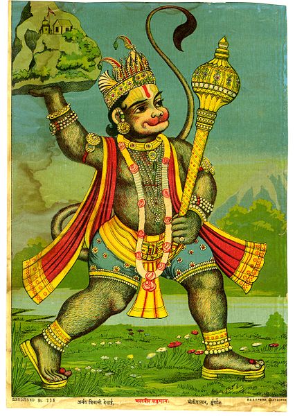 Hanuman, Dronagiri, Sanjeevani, Rama, Seetha