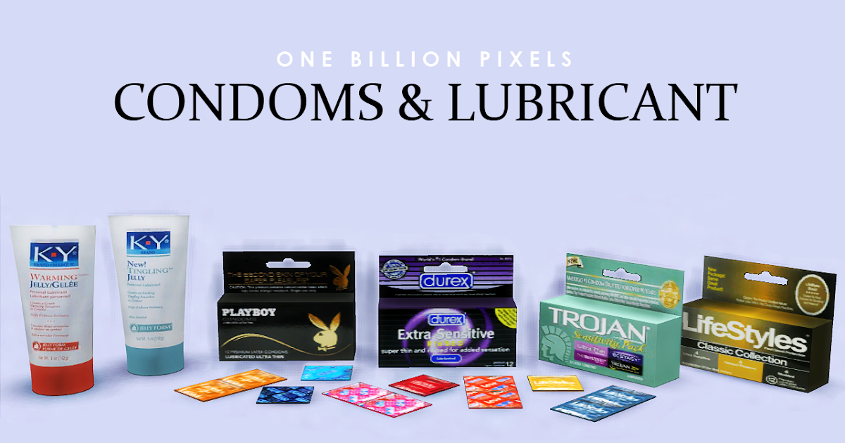 Condoms & Lubricant Clutter One Billion Pixels