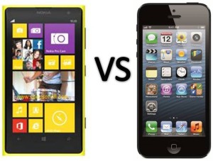 Nokia Lumia 1020 vs iPhone 5