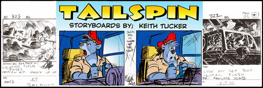 Keith Tucker Eighties Cartoon Storyboards