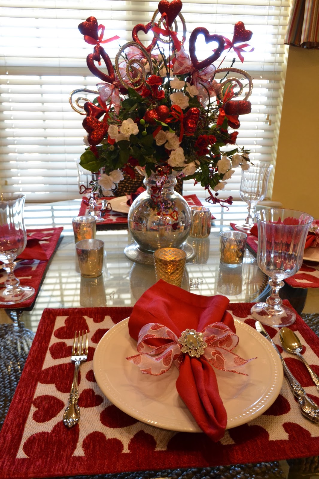 Kristen's Creations: Valentine Tablescape