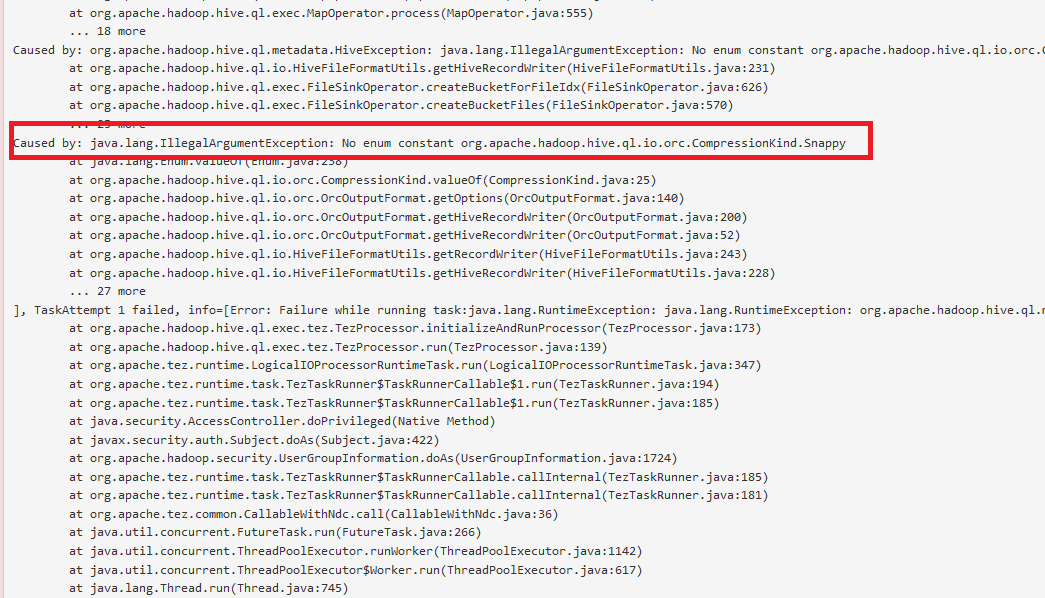 Caused by java.lang.IllegalArgumentException No enum constant org