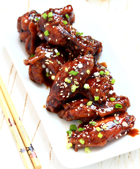 Balsamichoney dijon chicken wings
