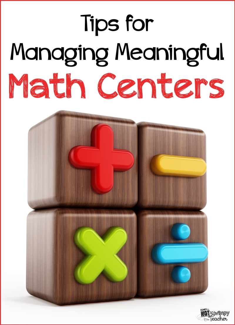 Diary of a Not So Wimpy Teacher Managing Meaningful Math Centers