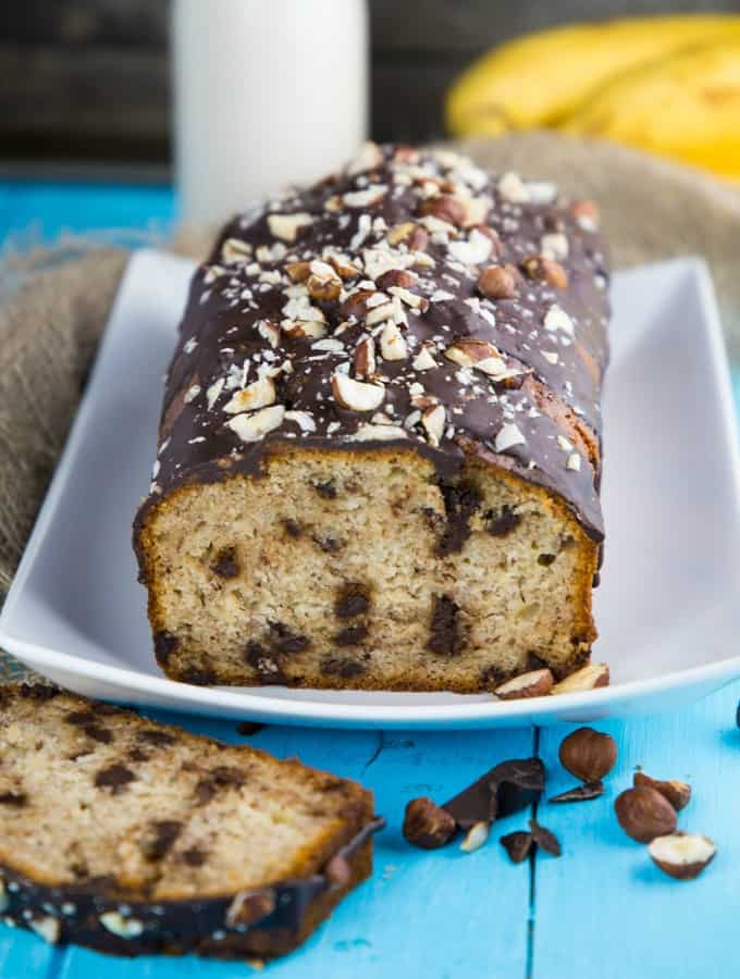 BANANA BREAD WITHOUT BUTTER AND EGGS