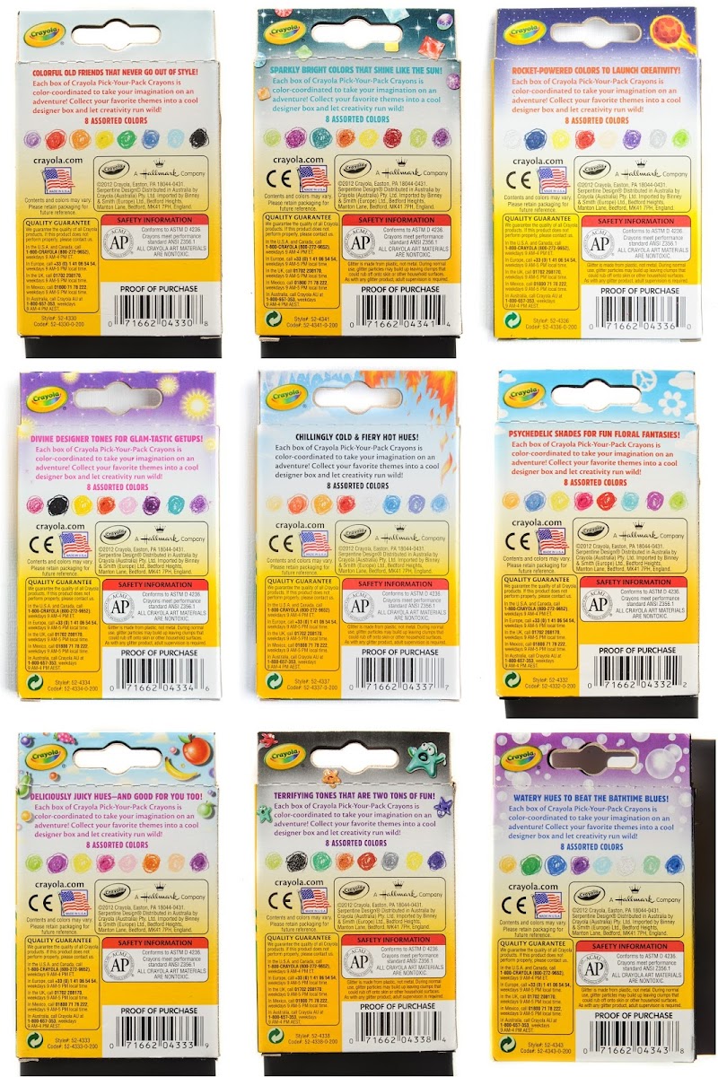Crayola Crayons Target Exclusive Pick Your Pack 8 count box, 2011