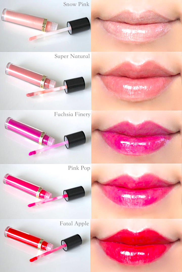 fejre kant Grønne bønner MakeupMarlin: Revlon Super Lustrous Lip Gloss Swatches
