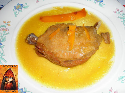 CONFIT DE PATO A LA NARANJA. RETO COCINA DE PELÍCULA