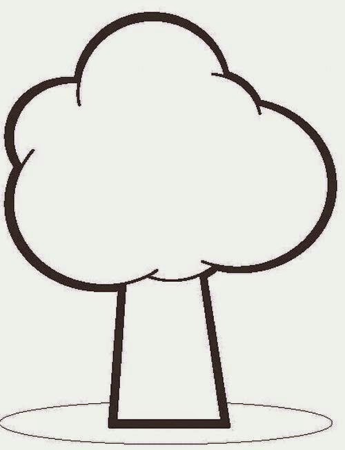 Desenhos de árvores para colorir, pintar, imprimir!