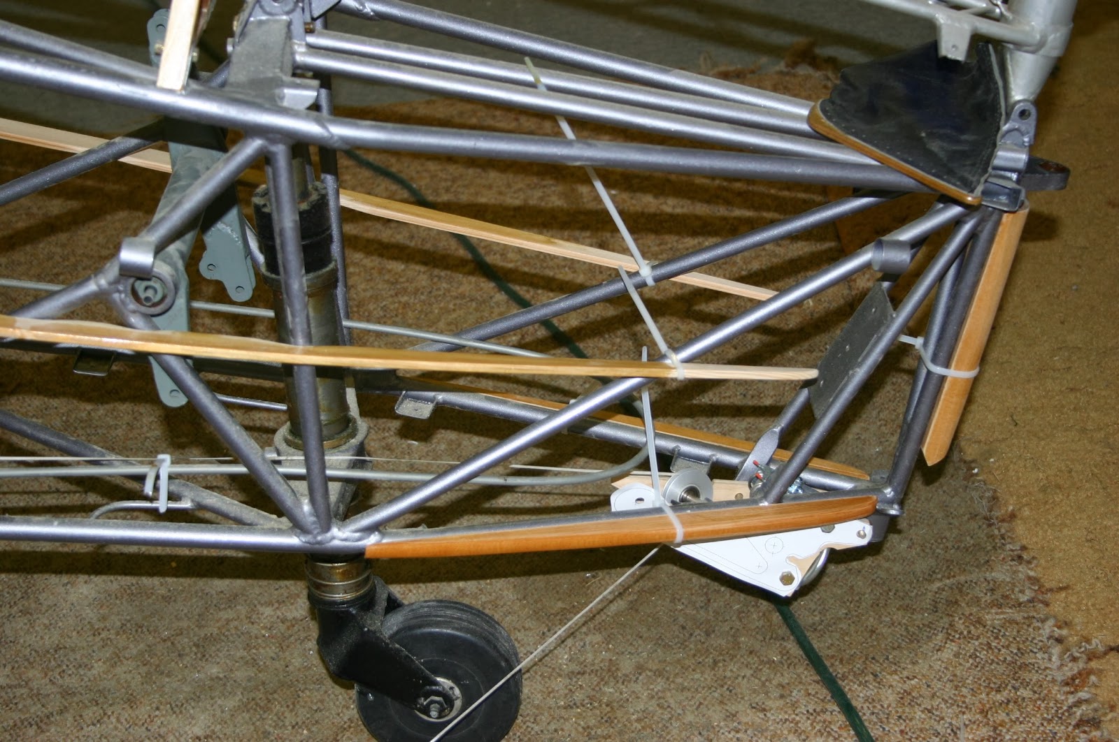 Jungmeister by Bill LeBrun in Winnipeg Karl Pfister's engine mount