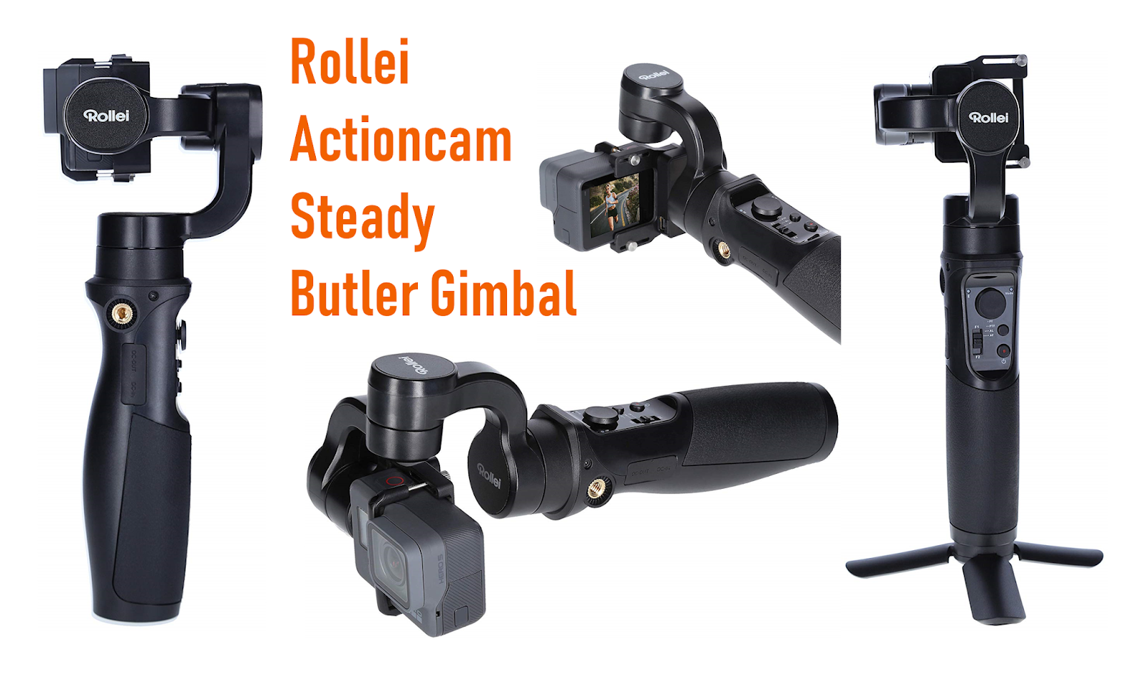 Rollei Actioncam Steady Butler Action-Gimbal Test | Gimbal Guru