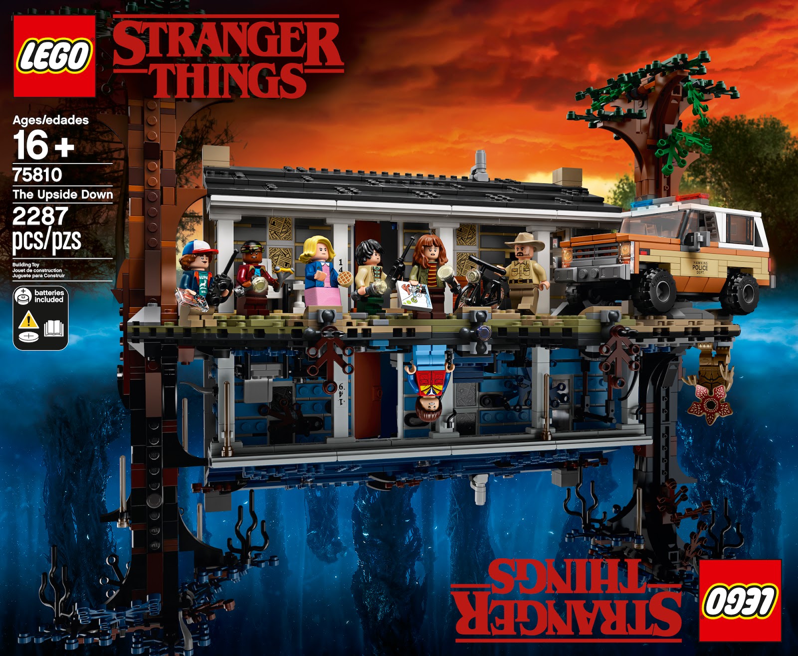 LEGO® Stranger Things parts review: 75810 The Upside Down
