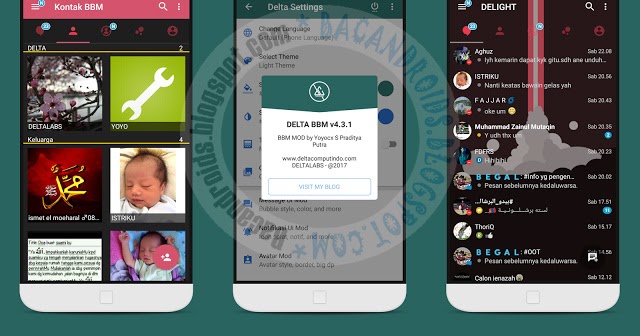 BBM Delta v4.3.1 Base v3.3.2.31 Apk Update Android Gamers