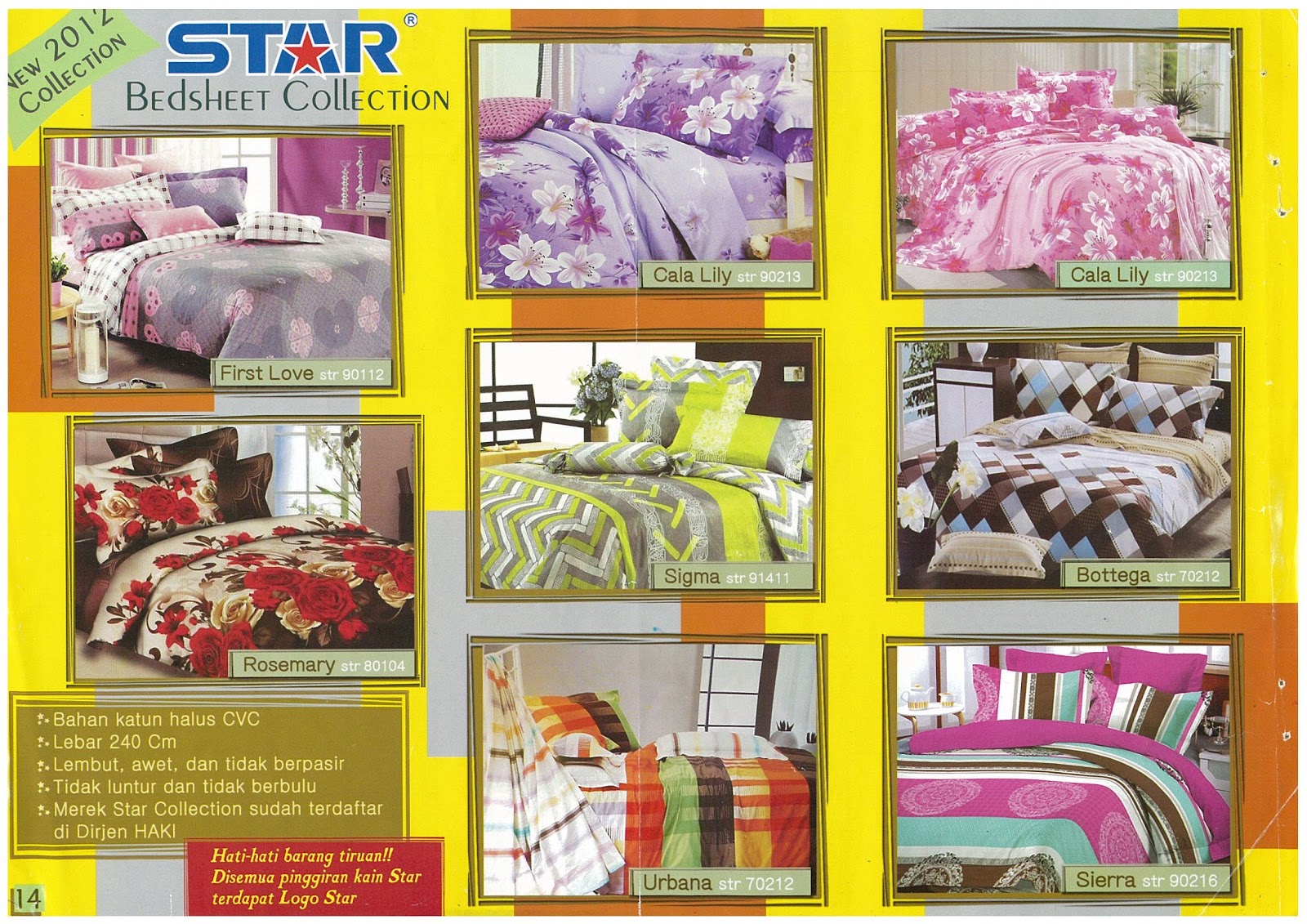 GROSIR BEDCOVER JAKARTA Harga Sprei + Bedcover Motif Dewasa