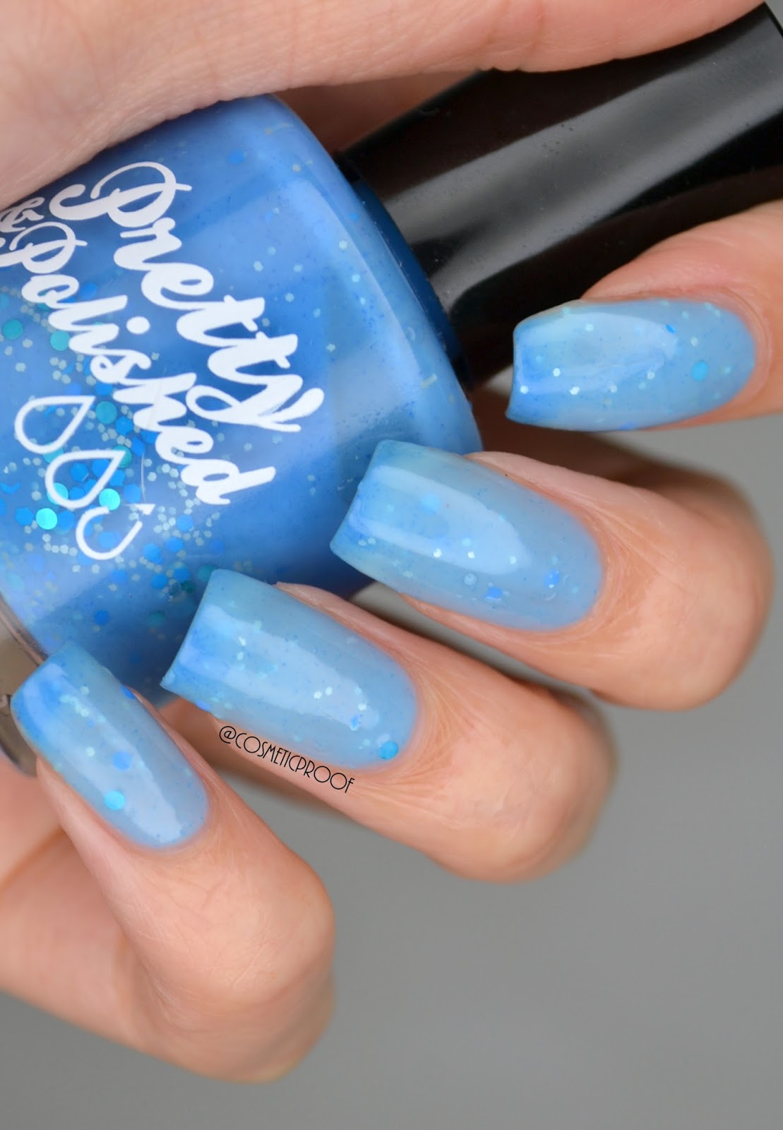 NAILS Pretty & Polished April Showers Swatch (It's a Thermal Polish