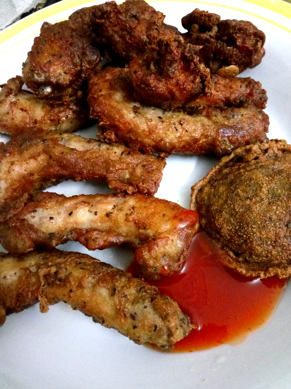 ♥Corat Coret Nusha ♥ Tengkuk ayam goreng tepung Bestari