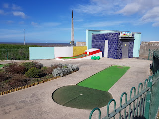 Crazy Golf course at Drift Park in Rhyl