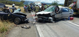 Dos personas resultaron lesionadas tras un accidente de tránsito que se registró en la ruta que une Mininco con Tijeral, en la provincia de Malleco.