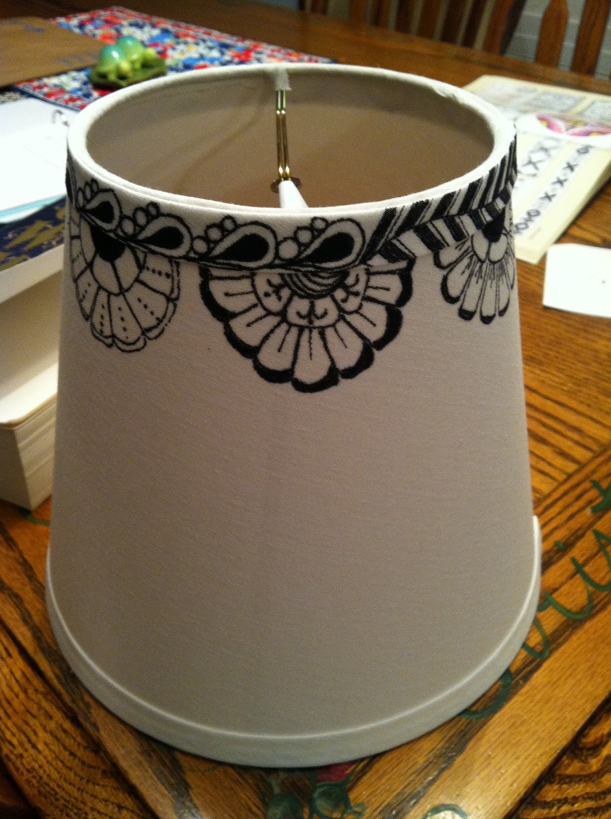 Tickled To Tangle Tangle a Lampshade?!