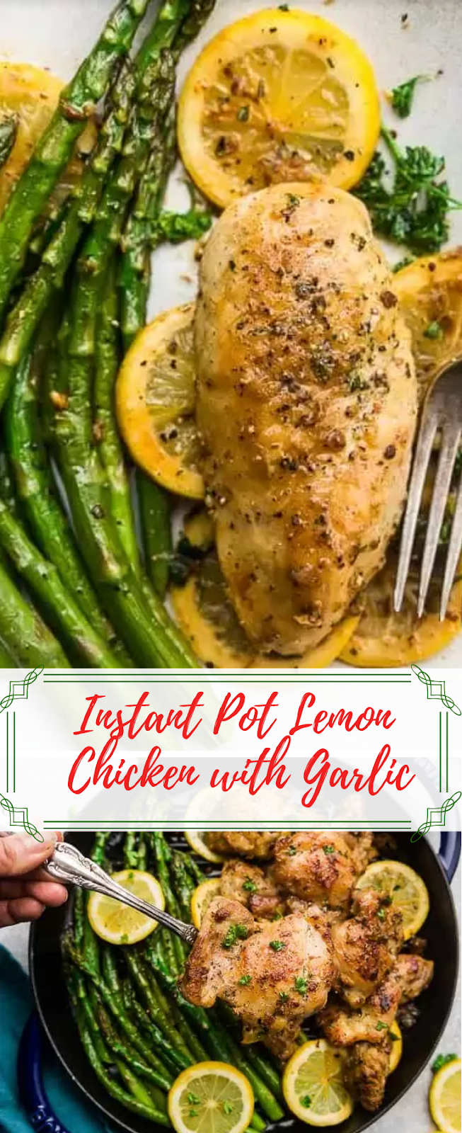 Instant Pot Lemon Chicken with Garlic | EASY RECIPES