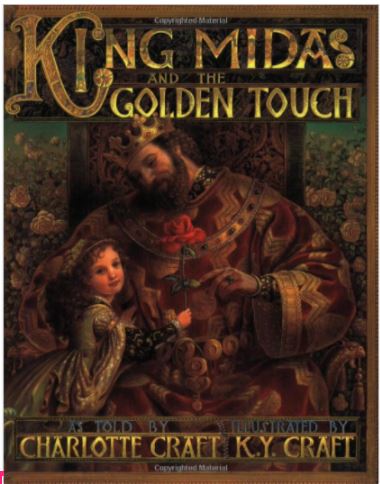 King Midas' Golden Touch - Here is a close up of our Character