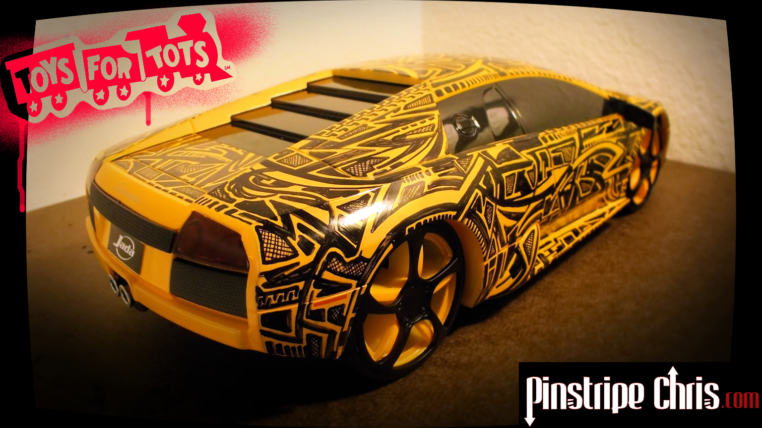 Pinstripe Chris Sharpie (toy) Toys for Tots Donation