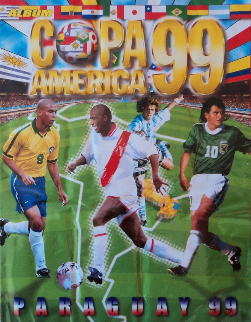 Venezuela 1999 Copa America Paraguay Soccer sticker Pack 