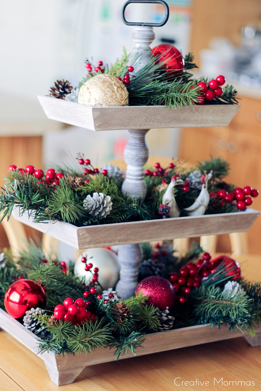 Creative Mommas Pick Your Plum 3 Tiered Stand