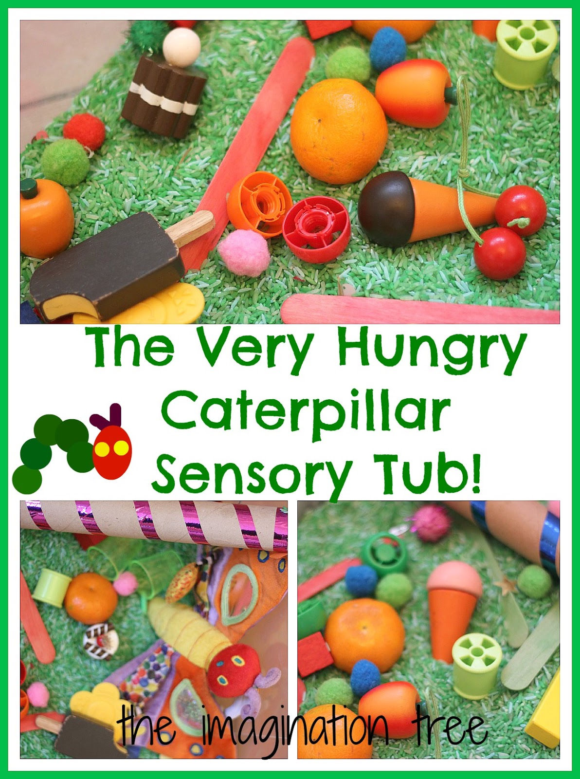 Taste Safe Digger Sensory Bin for Toddlers - The Imagination Tree
