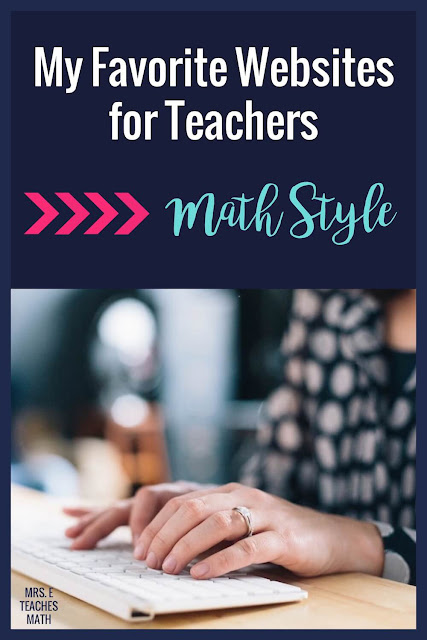 Are you a high school math teacher?  This is a list of the BEST and MOST HELPFUL websites for teachers.  Best of all, they're FREE! 