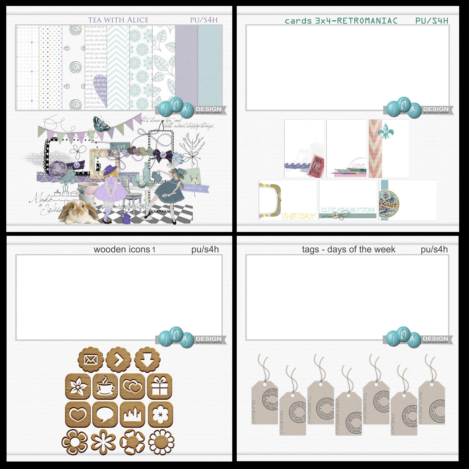 joy design: novidades+freebies