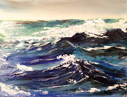sea painting oil angry paintings gc