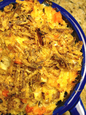 Turkey and (Cauliflower) Rice Casserole - A Healthy Makeover