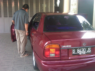 Pengecekan Mobil Baleno B 8430 JS Kupang.