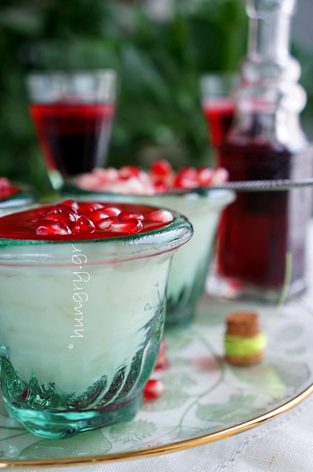 Kitchen Stories Rice Pudding with Pomegranate Syrup
