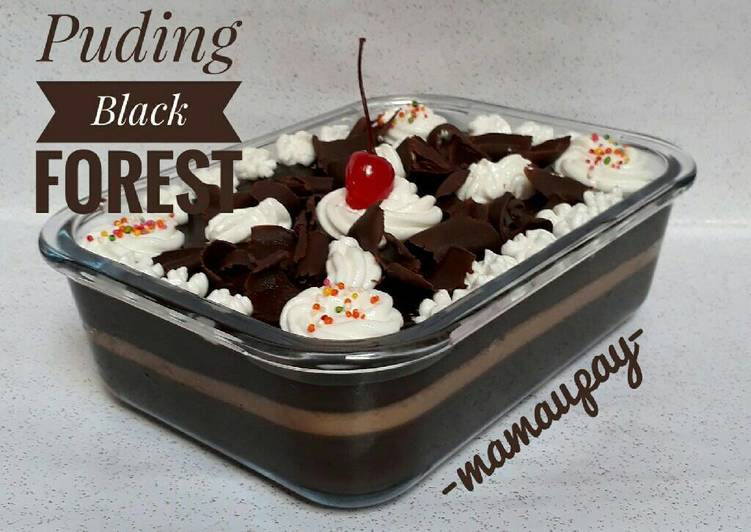 Resep Puding Black Forest In Cup Resep Puding Black Forest In Cup