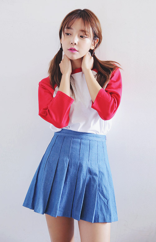 [Stylenanda] Cotton Raglan T-Shirt | KSTYLICK - Latest Korean Fashion ...