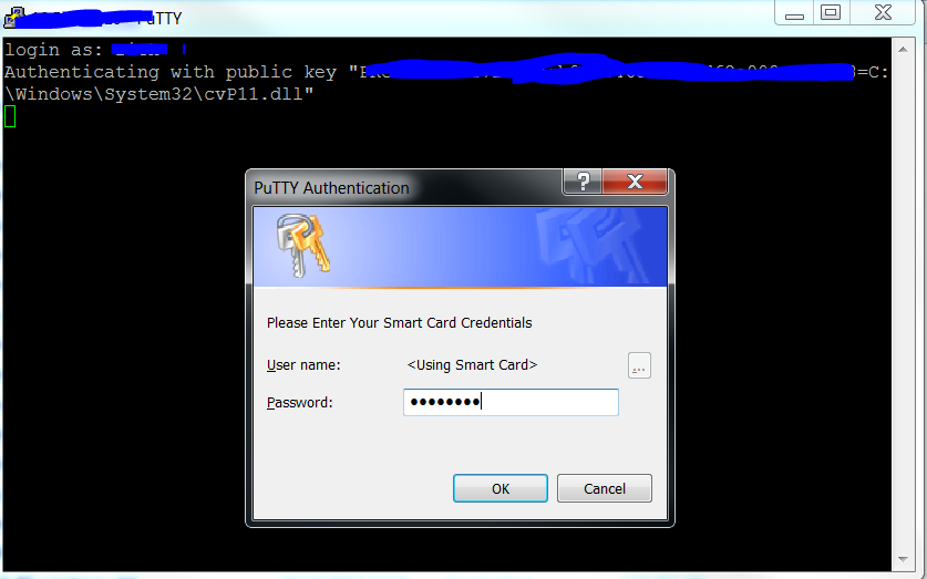 Using a hardware token to log on to linux