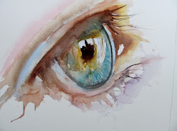watercolour eye watercolor painting paintings log watercolours watercolourfanatic portraits artist drawings reflections centenaire canvas tutorial face