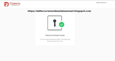 CARA RESET PASSWORD PG GARENA