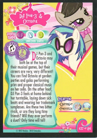 My Little Pony DJ Pon-3 & Octavia Series 1 Trading Card