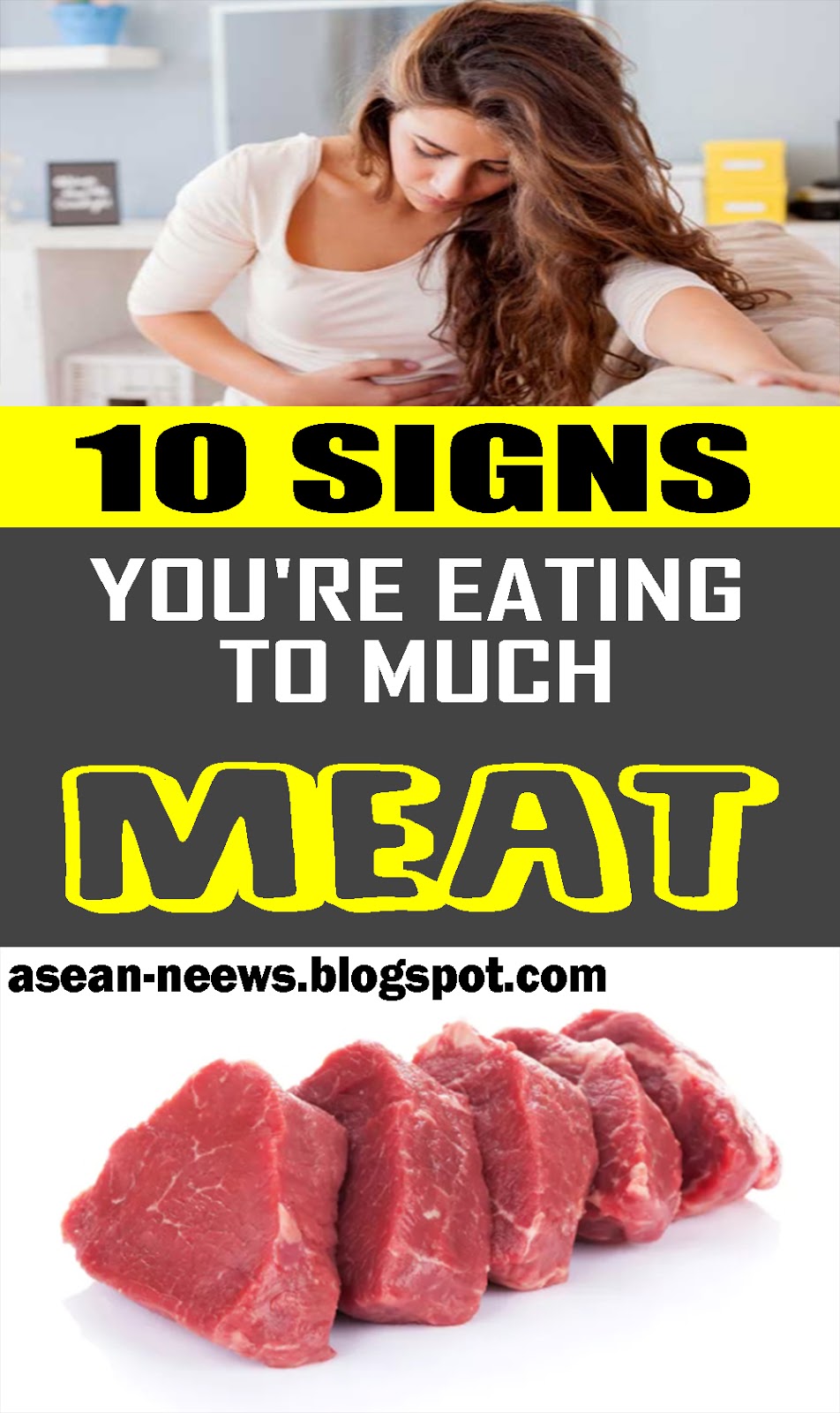 Pay Attention 10 Signs You’re Eating Too Much Meat