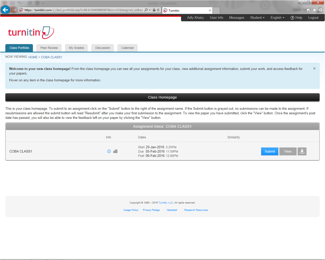 student login turnitin student login turnitin