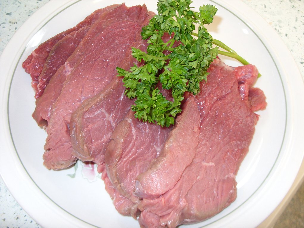 Jenny Eatwell's Rhubarb & Ginger British Rose Veal in a mushroom